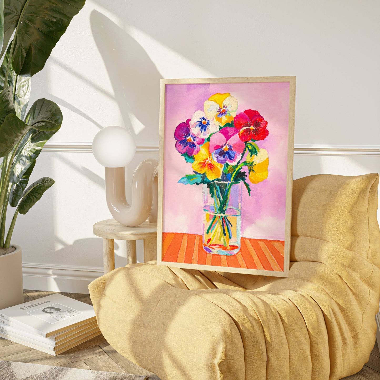 Pansies In Wonderland Art Print