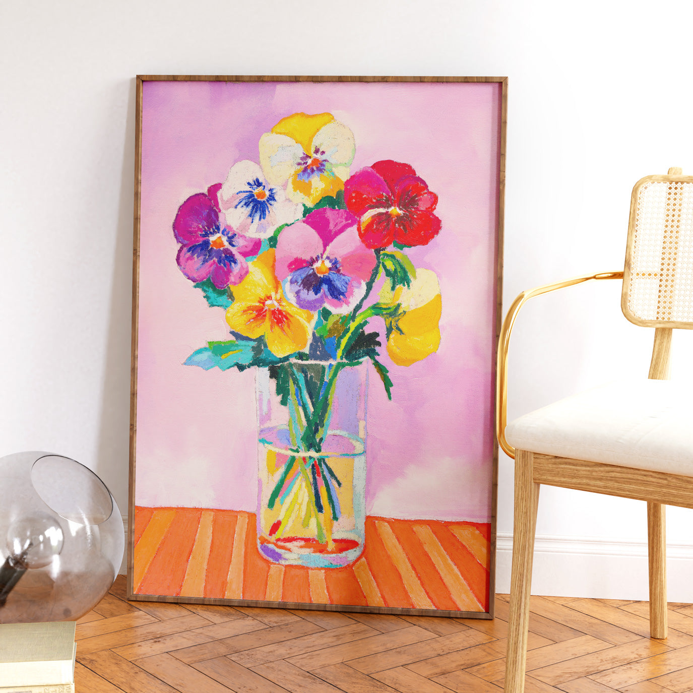 Pansies In Wonderland Art Print