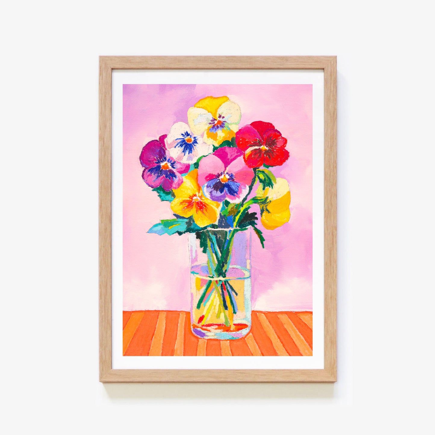 Pansies In Wonderland Art Print