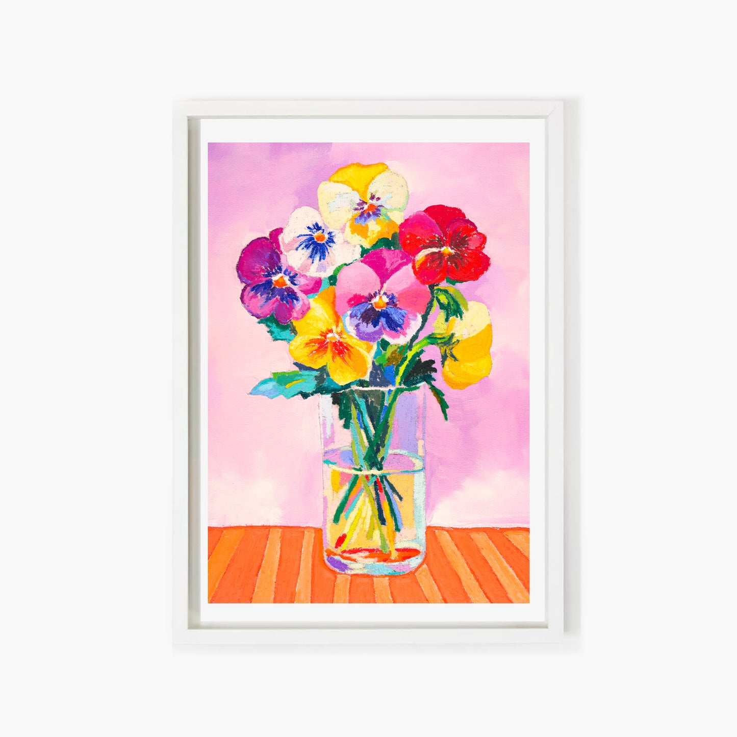 Pansies In Wonderland Art Print