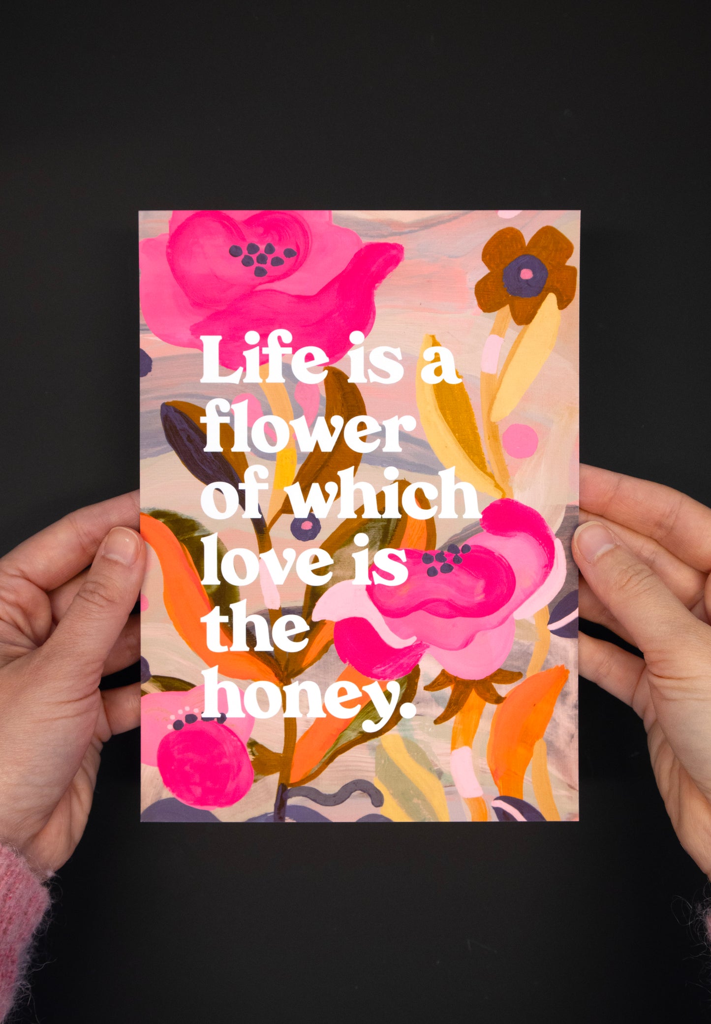 Life Is A Flower Quote