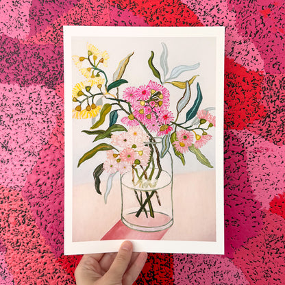 Blossoming Gums Art Print