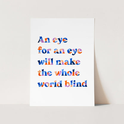 An Eye For An Eye Quote