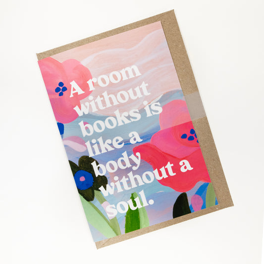 A Room Without Books Greeting Card