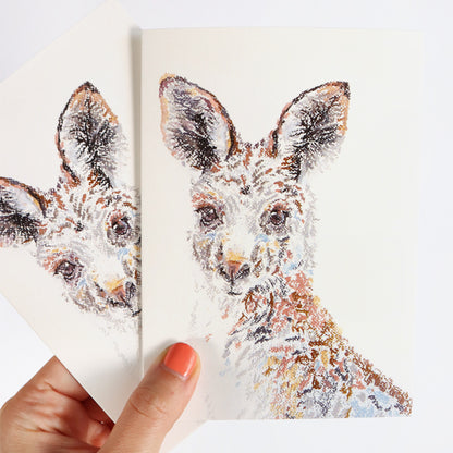 Kangaroo Greeting Card