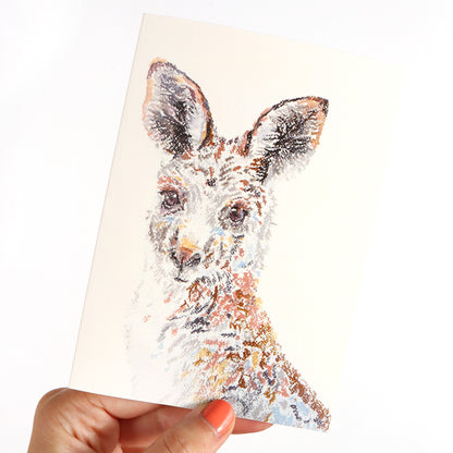 Kangaroo Greeting Card