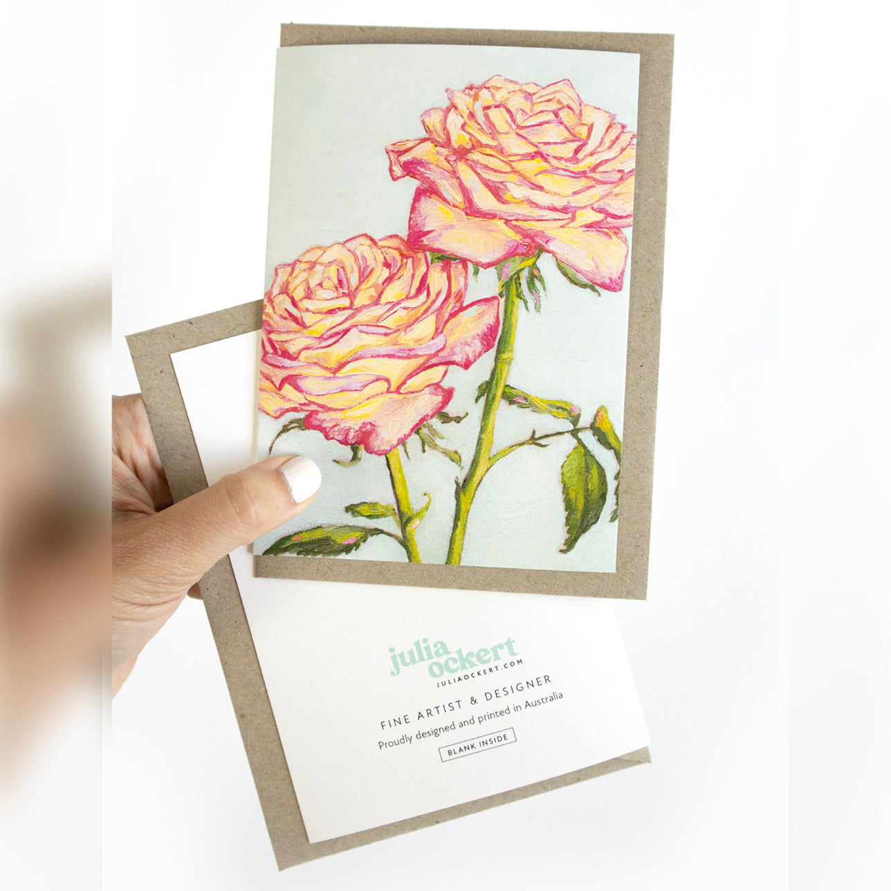 Yellow Roses Greeting Card