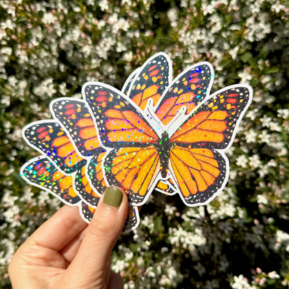 XL Glitter Butterfly Stickers (3 Colour Options)