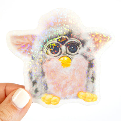 90s Furby Glitter Vinyl Sticker