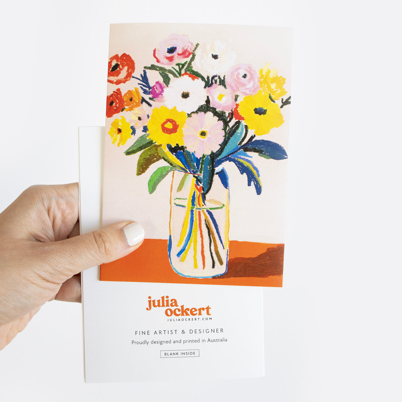 Flower Bouquet (Pink) Greeting Card