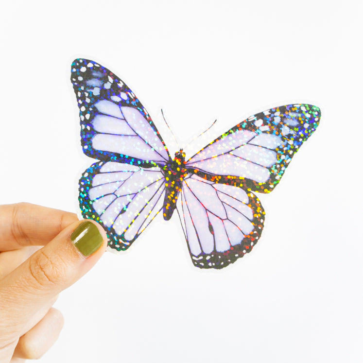 XL Glitter Butterfly Stickers (3 Colour Options)