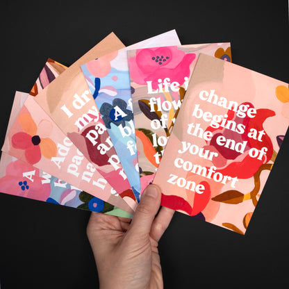 Change Begins At The End Of Your Comfort Zone Greeting Card