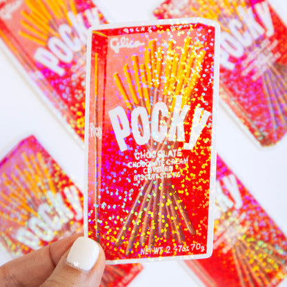 Pocky Sticks XL Glitter Vinyl Sticker