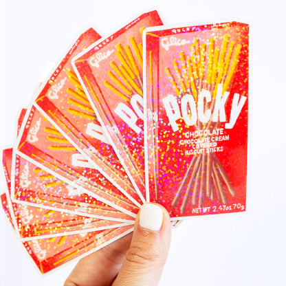 Pocky Sticks XL Glitter Vinyl Sticker