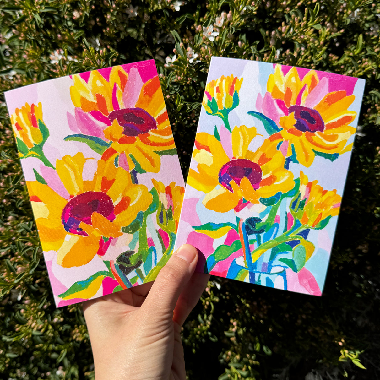 Sunflower Greeting Card (2 Colours)