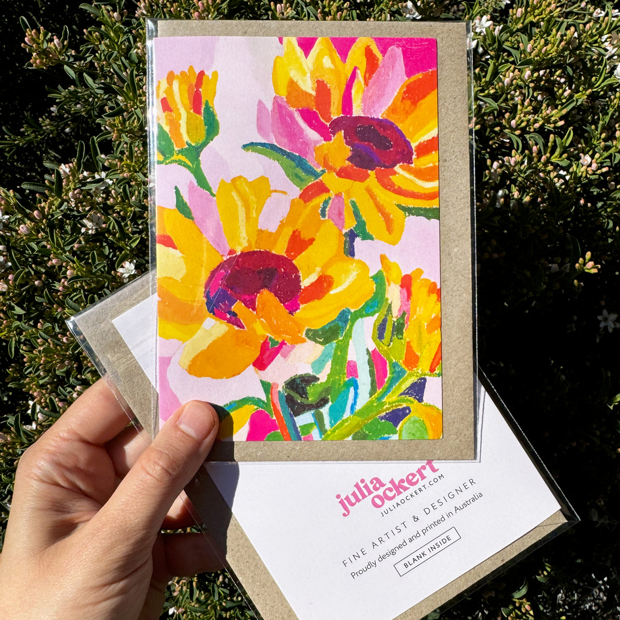 Sunflower Greeting Card (2 Colours)