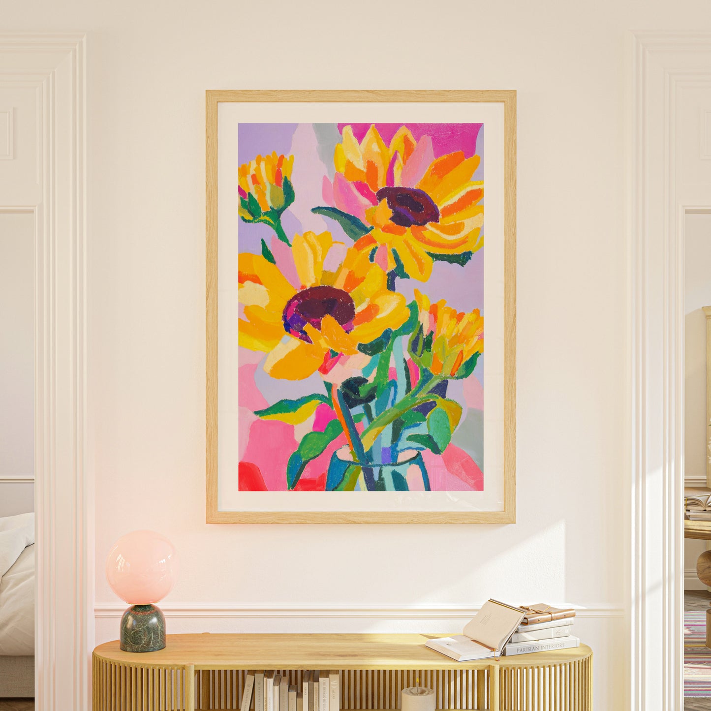 Sunflower Shenanigans Art Print