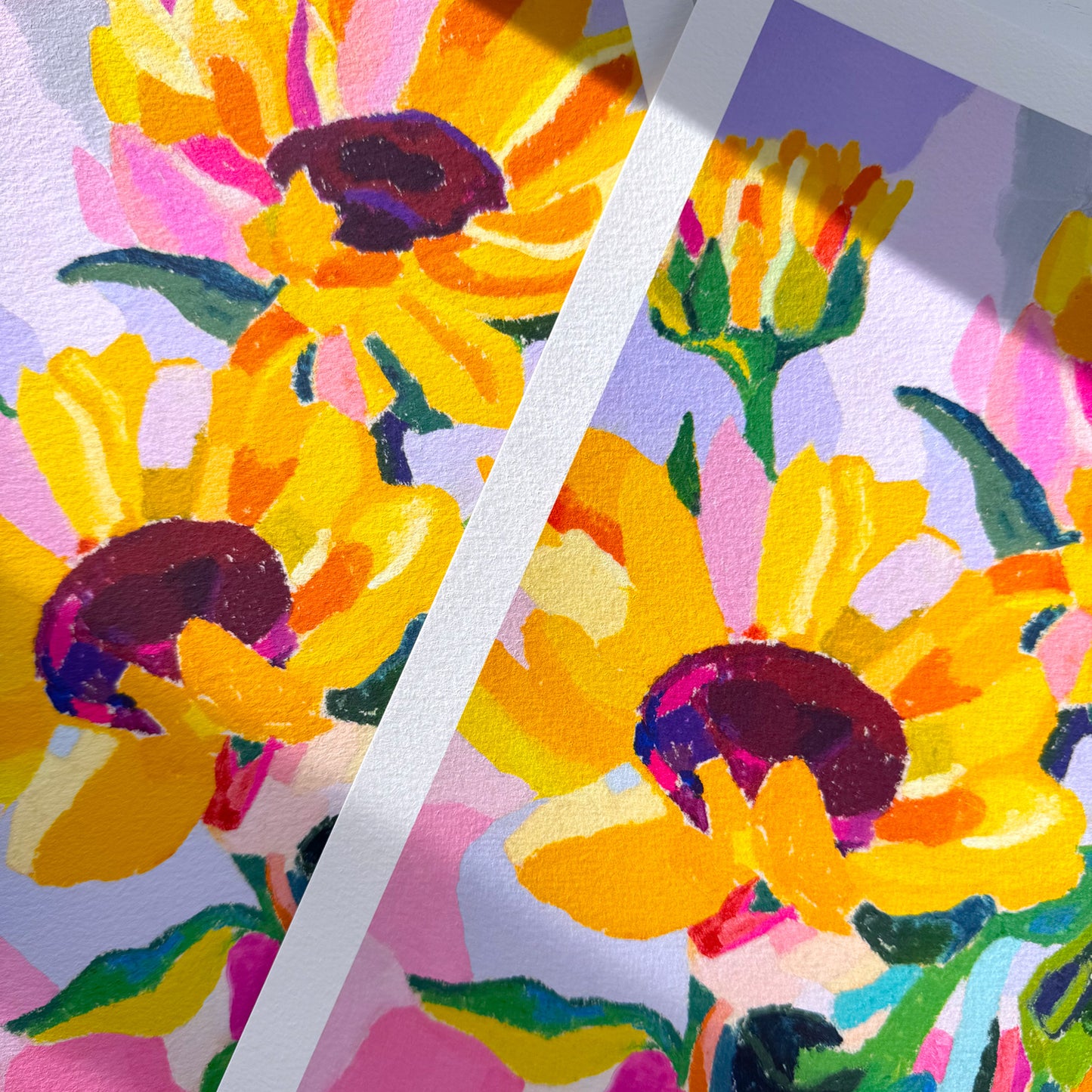 Sunflower Shenanigans Art Print