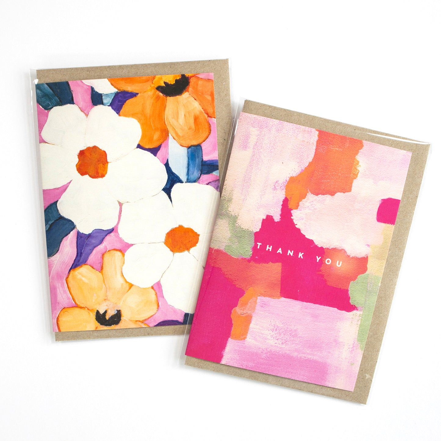 Thank You Abstract Greeting Card