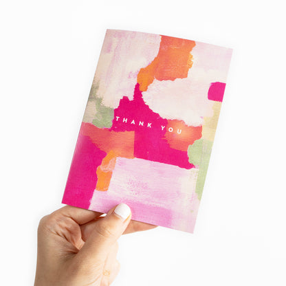 Thank You Abstract Greeting Card