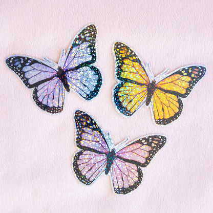 Glitter Butterfly Stickers (3 Colour Options)