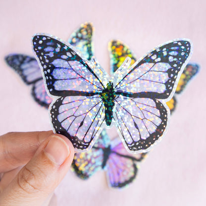 Glitter Butterfly Stickers (3 Colour Options)
