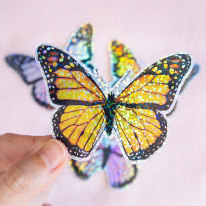 Glitter Butterfly Stickers (3 Colour Options)