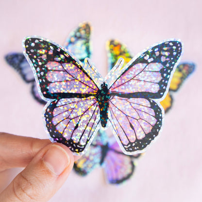 Glitter Butterfly Stickers (3 Colour Options)