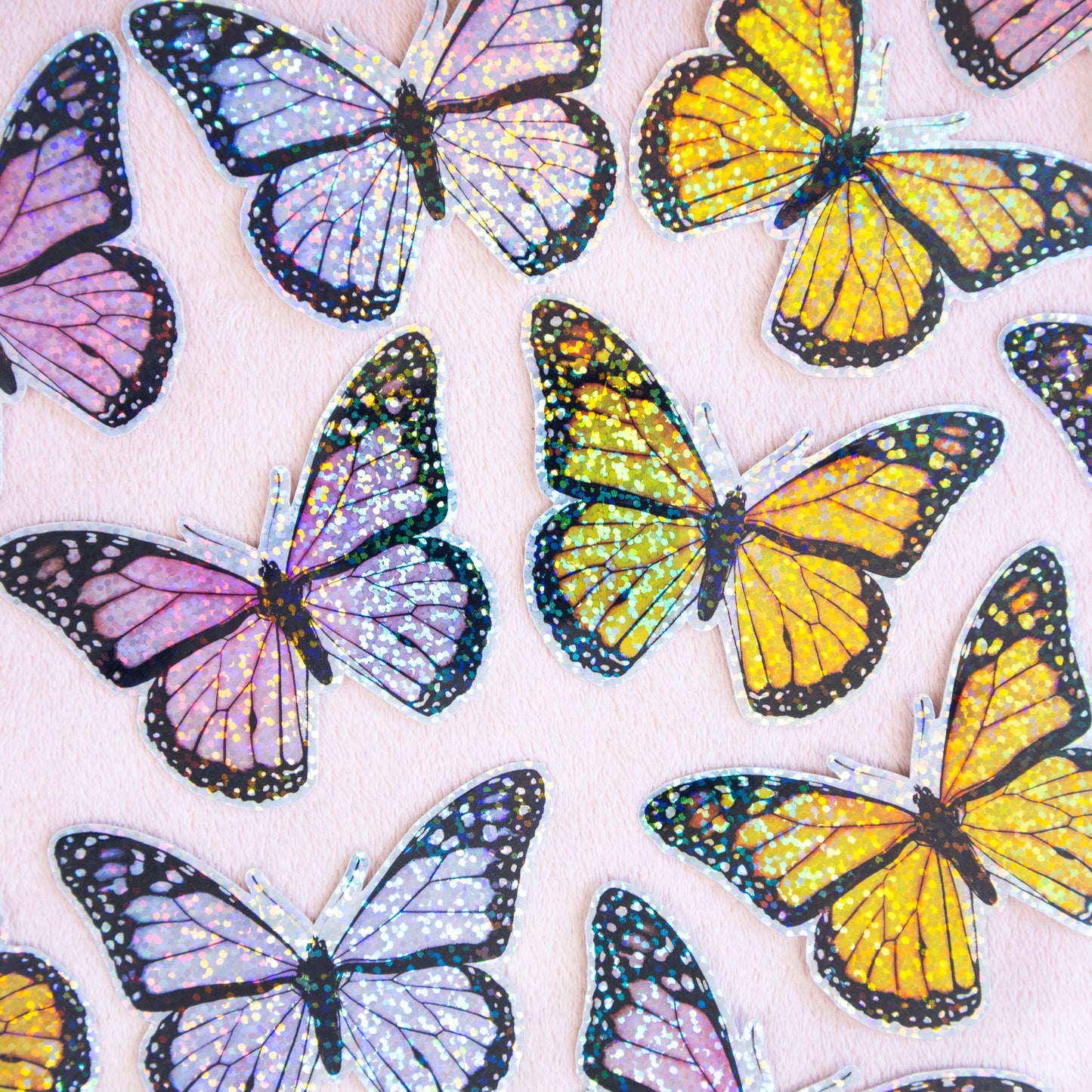 Glitter Butterfly Stickers (3 Colour Options)