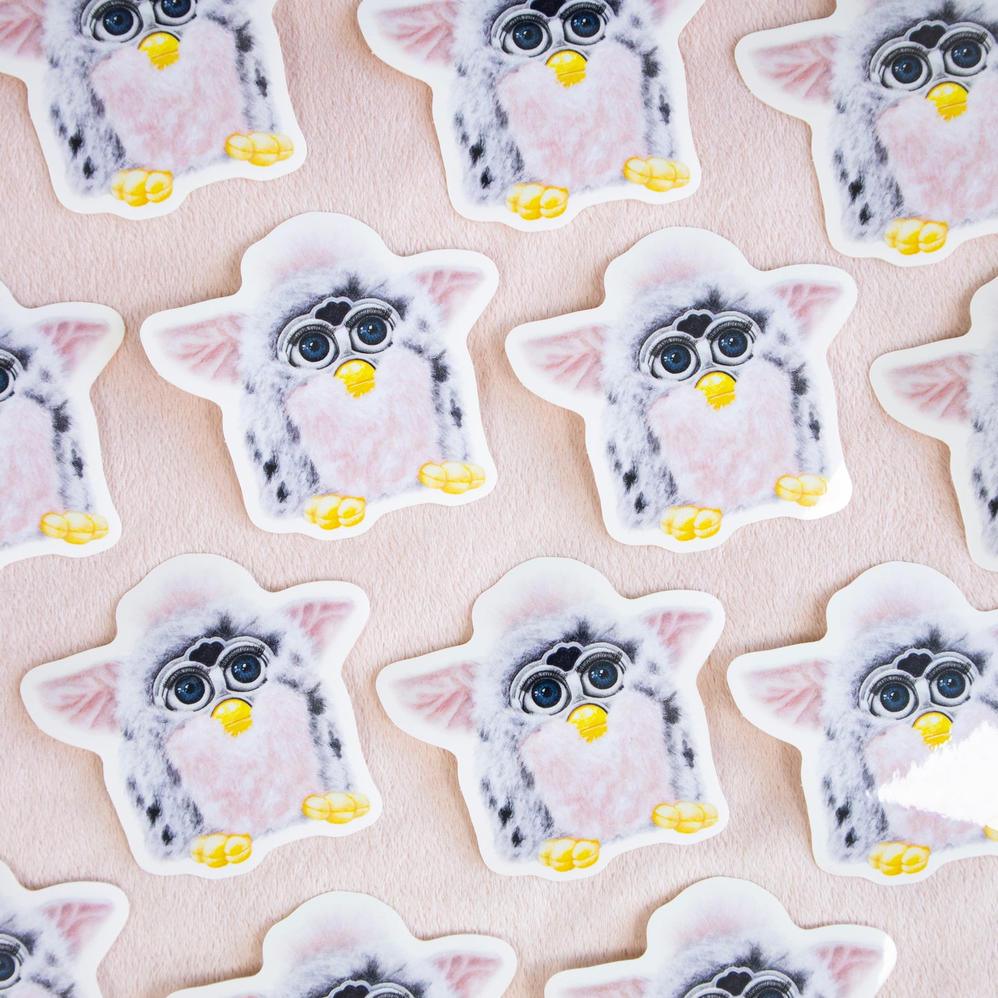 90s Furby Gloss Vinyl Sticker