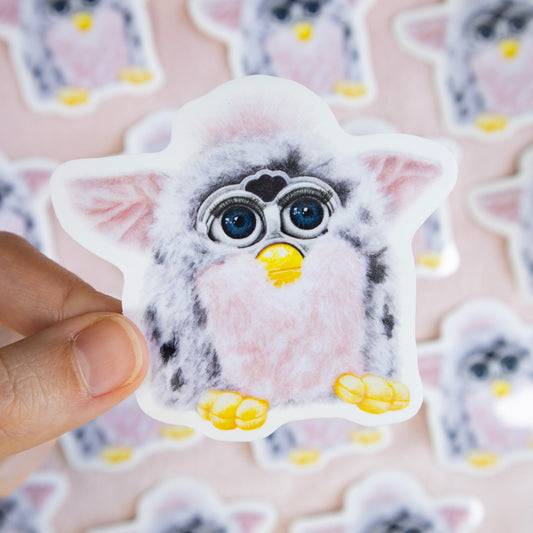 90s Furby Gloss Vinyl Sticker