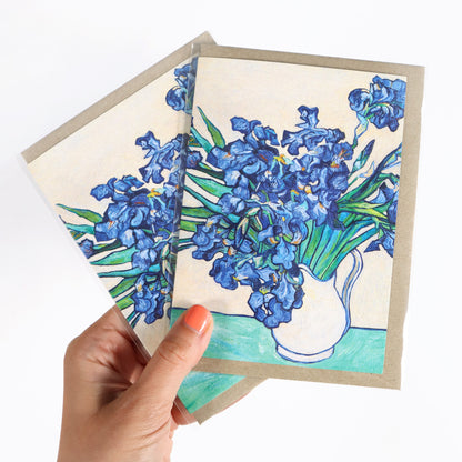 Van Gogh Irises Greeting Card