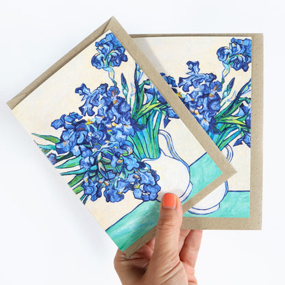 Van Gogh Irises Greeting Card