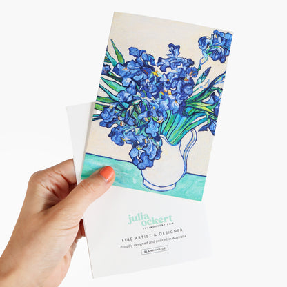 Van Gogh Irises Greeting Card