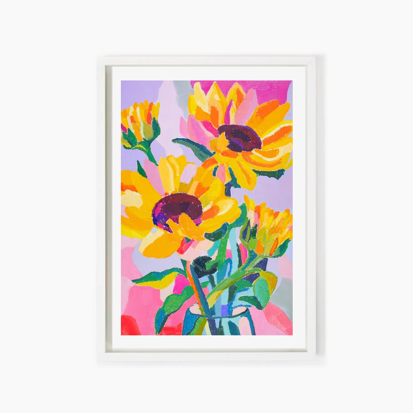 Sunflower Shenanigans Art Print