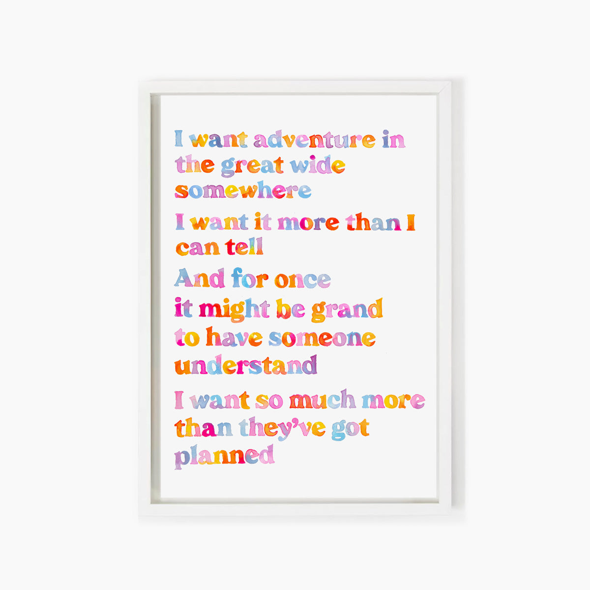 I Want Adventure (Belle Reprise Song) Print