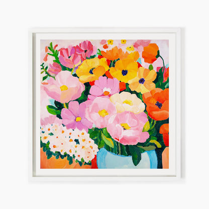 Market Day Flowers Print