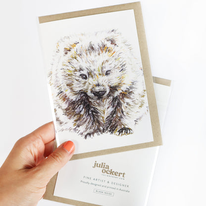 Wombat Greeting Card