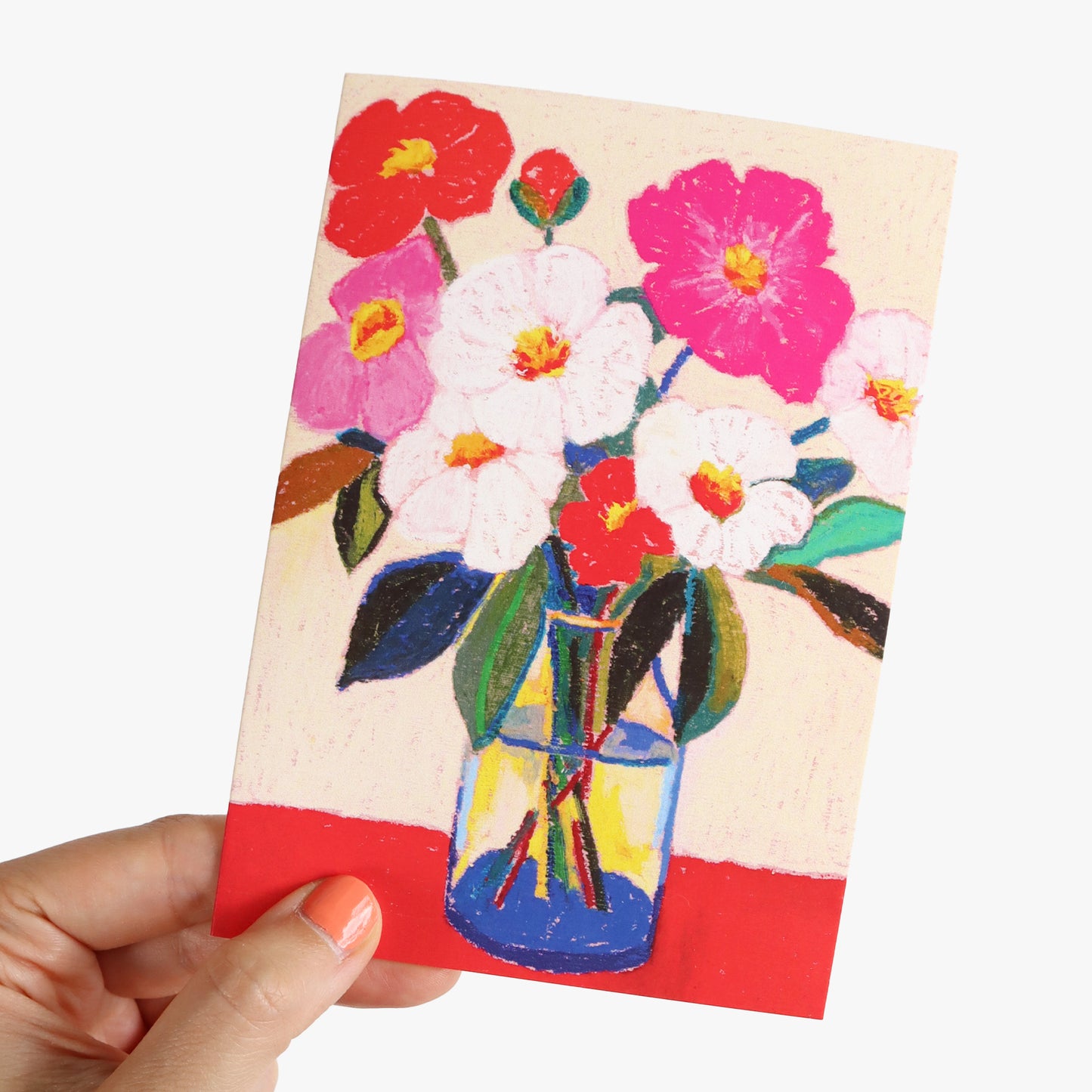 Gathered Garden (Red) Greeting Card