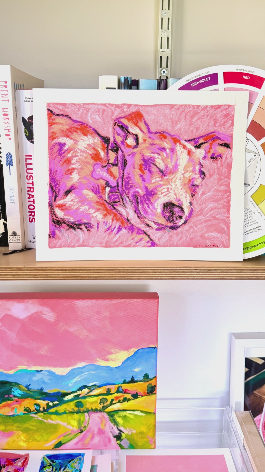 Oil Pastel Pet Commission - Custom Unique Pet Portraits / Giftable