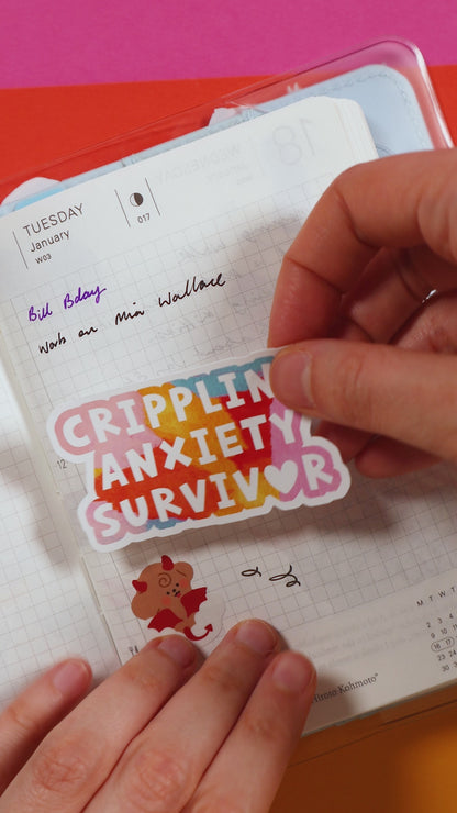 Crippling Anxiety Survivor Sticker