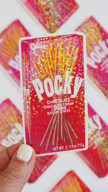 Pocky Sticks XL Glitter Vinyl Sticker