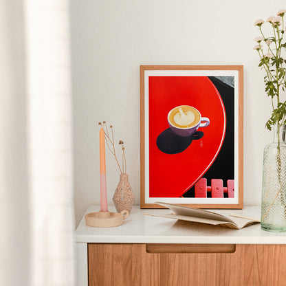 Coffee At Redbrick Art Print