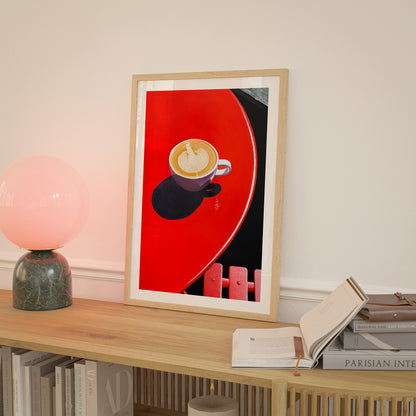 Coffee At Redbrick Art Print