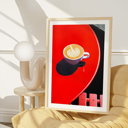 Coffee At Redbrick Art Print