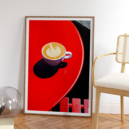 Coffee At Redbrick Art Print