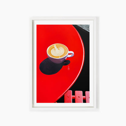 Coffee At Redbrick Art Print