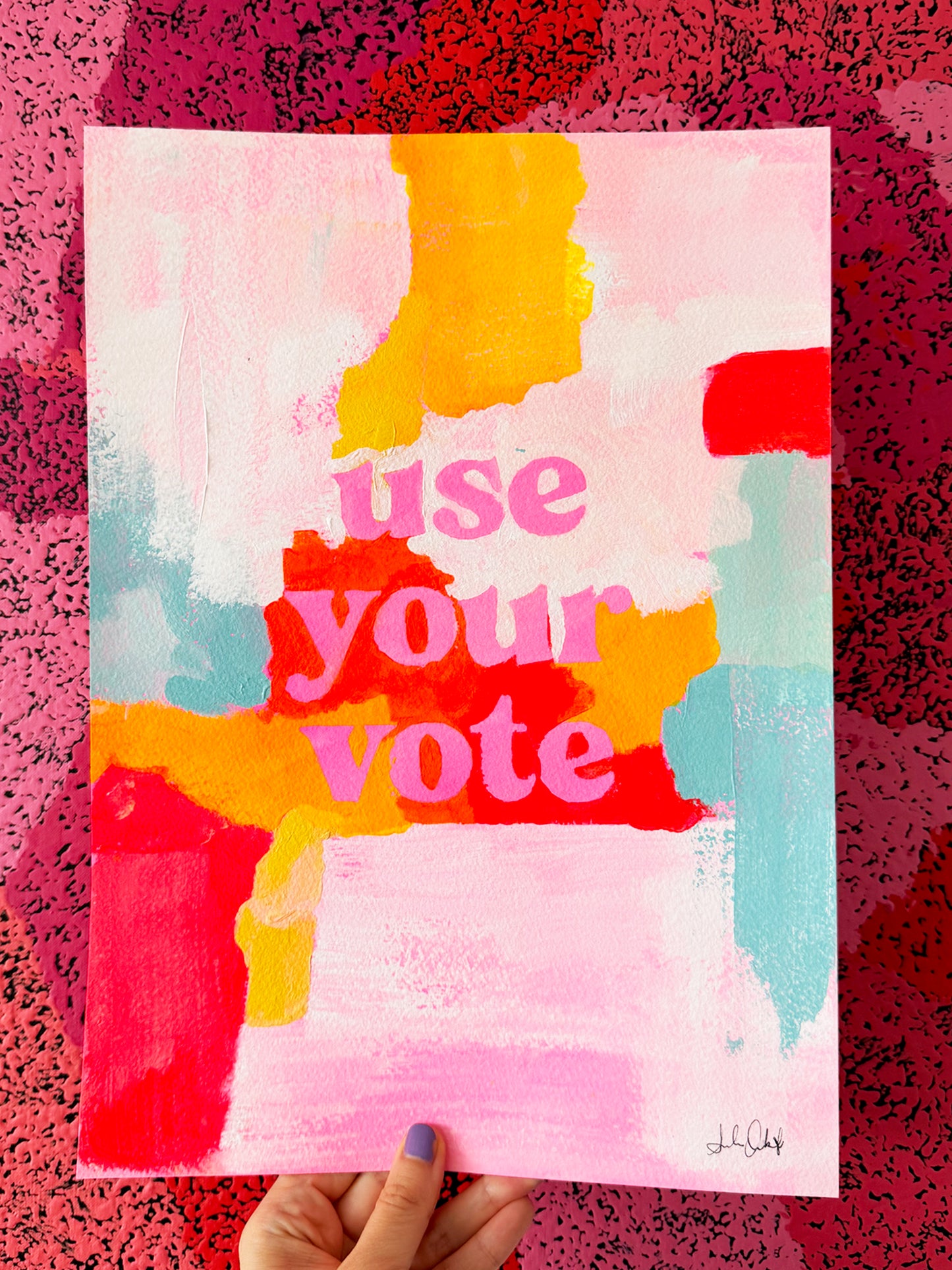 Use Your Vote Original Painting