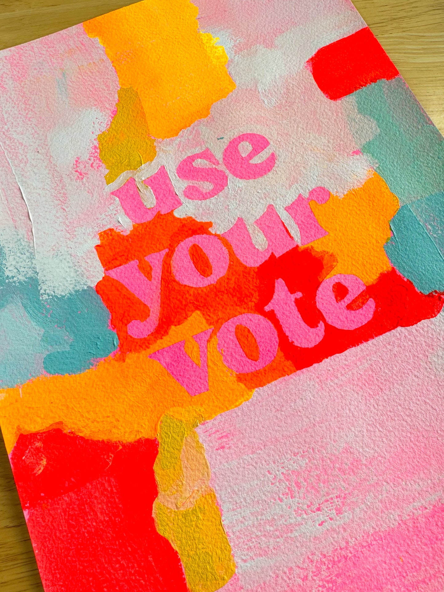 Use Your Vote Original Painting