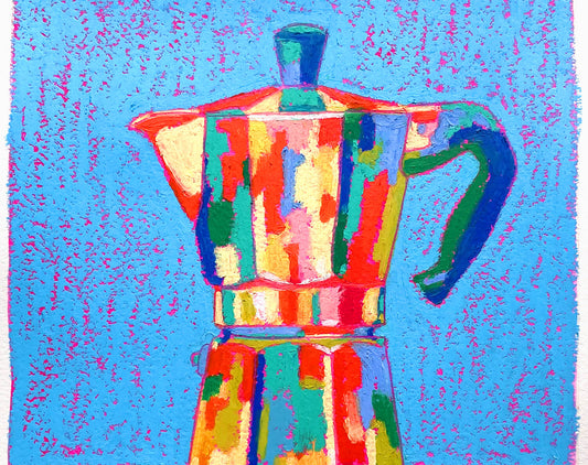 Coffee Pot Original Artwork